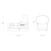 Kolimator otwarty Hawke Reflex Sight Wide View Circle Dot